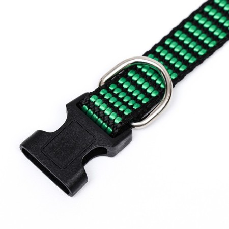 The collar of the corrugated, 40 x 1.5 cm, black-green-4