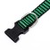 The collar of the corrugated, 40 x 1.5 cm, black-green
