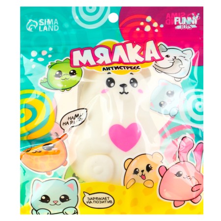 Antistress Mishutka, with paste, in a package-8