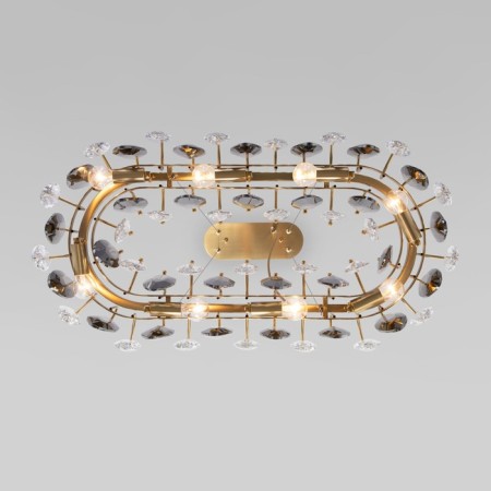 Suspended Bogate’s ONYX 372/8, E14, 8x40W, 800x400 mm, Color gold-2