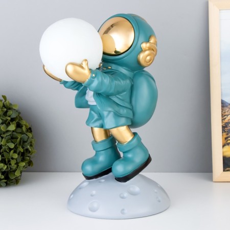 Sponel "Cosmonaut" LED from Batteries Green 16x16x30.5 cm Risalux