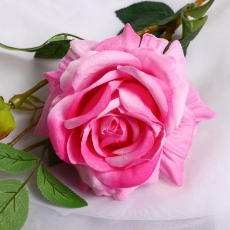 Artificial flowers "rose decay" 66 cm, pink-1