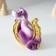 Piglite Polystone "Snake on the horseshoe" 8x7x11 cm
