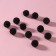 Beads sewing “blackberries”, d = 12 mm, 500 g, black color
