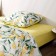 Bed linen 2pas Night is delicate lemon 175x215cm, 180x215cm, 70x70cm 2pcs, Poplin 110g HL100%