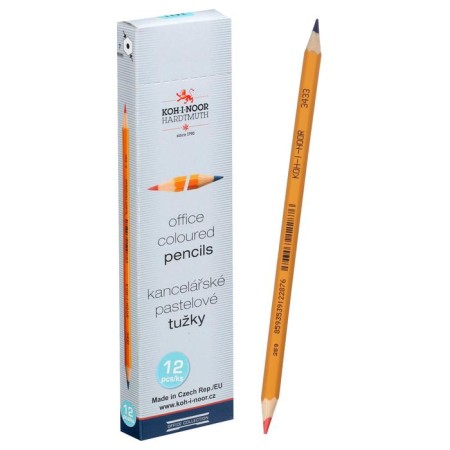 Two-color Koh-I-Noor 3433 pencil, blue-red