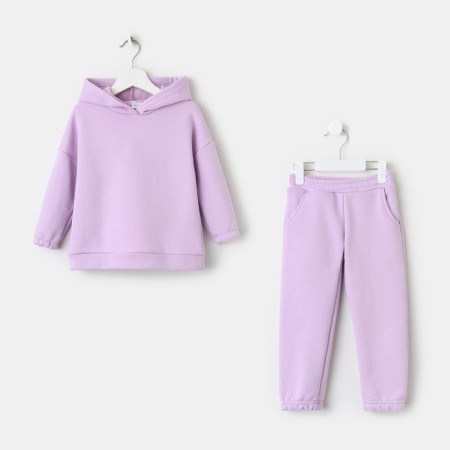 Kids (hoodies, trousers) minku lavender color, height 152 cm-7