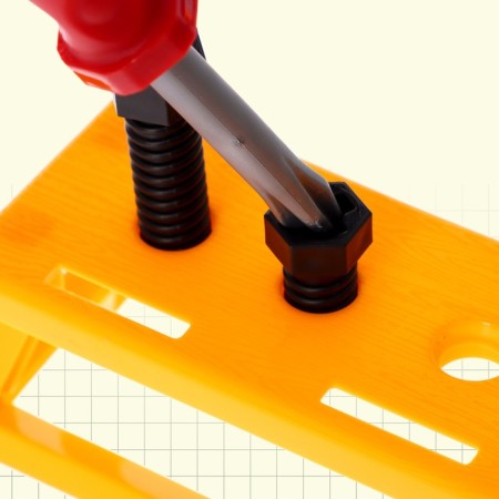 Set of tools "Plotnik", 7 elements, color mix-7
