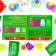New Year's board game for speed "Colored caps", 30 cards, 32 caps