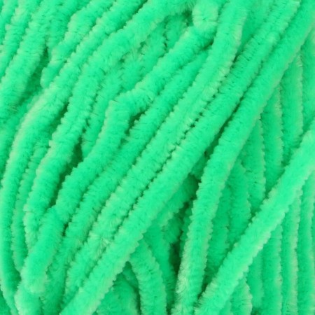 Yarn "Velour" 100% micropoliester 170m/100g (861 yards green)