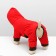Zimovye jumpsuit for animals, L (DS 28-30, OG 40-44 cm, Osh 32 cm), Red