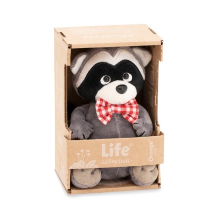 Soft toy "Raccoon Danny in a butterfly", 20 cm-5