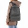 Youth backpack with lightning, 5 pockets, gray color