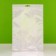 Pack Zip-Lock PP, White, with a continuous window, flat, euros, 16 x 24 cm