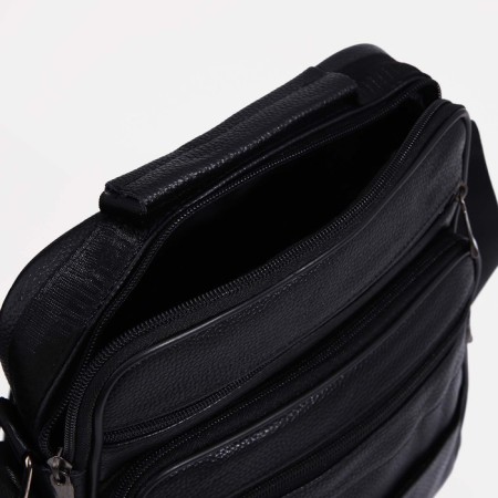 Male bag, black color-5
