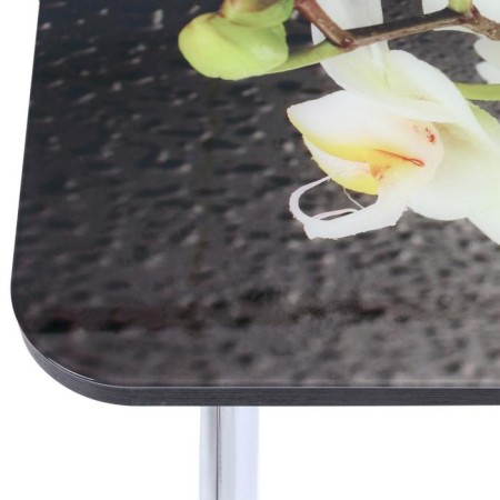 Rectangular table with FP orchid white, 1000x600x777, glass/underfloor seagull-2