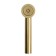 Accoona A90121AW sink mixer, pressure, brass, gold/satin