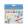 Flomasters 12 colors, Jovi, thickened, washed off, euro suspension, for kids