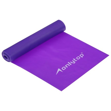 Эспандер ленточный для фитнеса ONLYTOP, 150х15х0,04 см, 10 кг, цвета МИКС-24