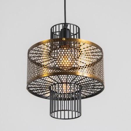 Lamp Bayerlux "Tsetsna" E27 40W Black gold 25x25x30-130cm-2