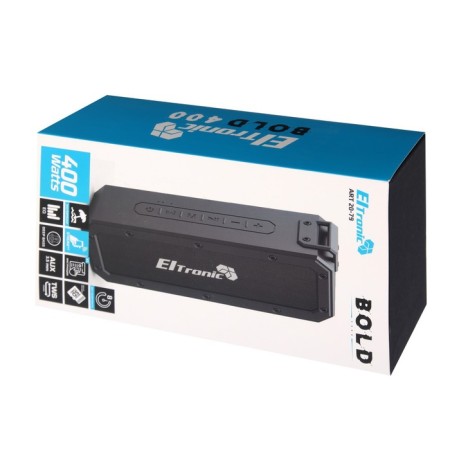Portable column Eltronic Bold, 40 W, 6600 mAh, Microsd, BT, AUX, TWS, IPX7-4