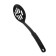 Spoon Regent Inox Punto Nero, with slots, 30x7 cm