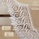Lace Hipure, 94 mm × 11 ± 1 m, white color