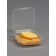 Set of sponge d/makeup 2 pcs: drop, down jacket in the layer case Latex yellow bag QF