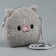 Soft bag "cat". The color is gray