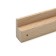 File handle (119/96 mm) wooden, beech, 1 pcs