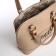 Female bag Textura, tout, medium size, beige color