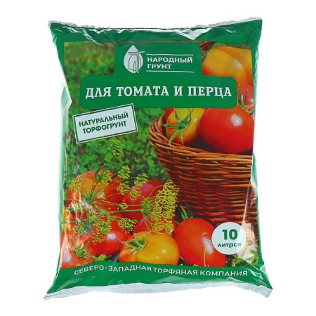 Soil tomatoes and peppers "Folk soil", 10 l-2