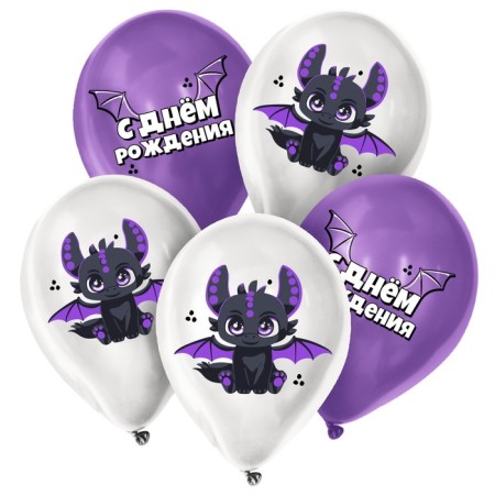 Shar Latex 12 "Dracosha", 25 pcs.-1