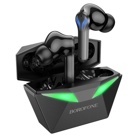 Wireless headphones Borofone BW24, vacuum, TWS, microphone, BT5.3, 30/250 mAh, black-2