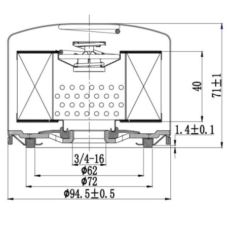 Oil filter Totachi TC-1249-1