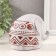 Souvenir Ceramics "Elephant. Ethnic patterns" white aged 8x12.5x9 cm