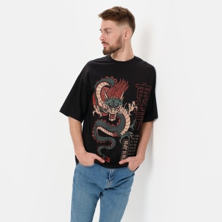 T -shirt KAFTAN "Dragon", black, p. 46-9