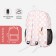 School backpack from textiles with a zipper, 5 pockets, pink color