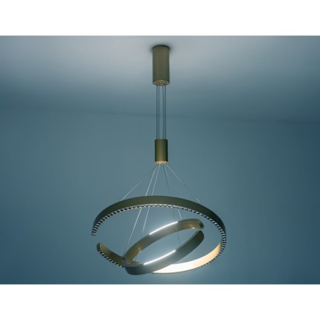 LED LED suspension Ambrella Light, Linetech, FL5885, LED, 45 W, 3600LUM, 3000-6400K, Color Gold-4
