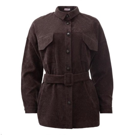 Women's shirt minku chocolate color, river 50-8