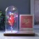 Photo frame wood 9x13 cm with backlight "Red tree" from batteries 2hlr1130 19x9x18.5 cm