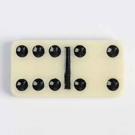 Domino "Forkas", 9 x 15 cm, knuckles 4 x 2 cm, green-4