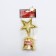 Cup Award Figure: star "For the best dance", gold, plastic, 16 x 6 cm.