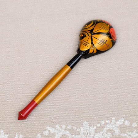 Sugar "Berry", with a spoon, 10.5 × 11 cm, Khokhloma-5