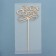 Topper "I love you", natural, 12.5x29 cm