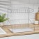 Dishes for dishes with a pallet 38 × 24 × 38 cm, color chromium