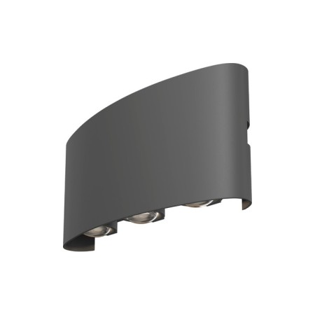 Architectural backlight Outdoor O417WL-L6GR3K, 6W, 4.2x16.5x8 cm, LED, 600LM, 3000K, Gray Color.-2