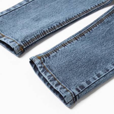 Jeans for a boy, blue color, height 110 cm-3