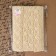 Knitted lace, 30 mm × 10 ± 1 m, beige color