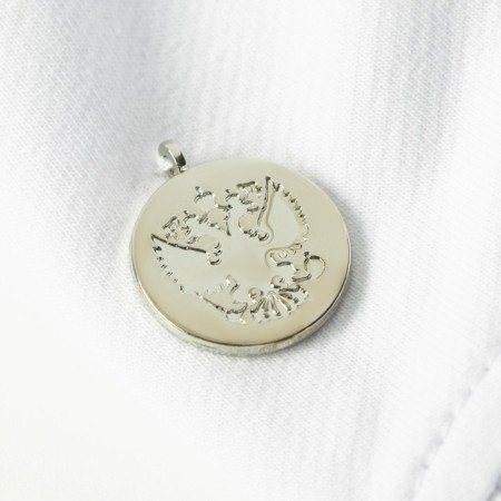 Putin Team Sweatshirt, Emblem, White, Size 50-52-7